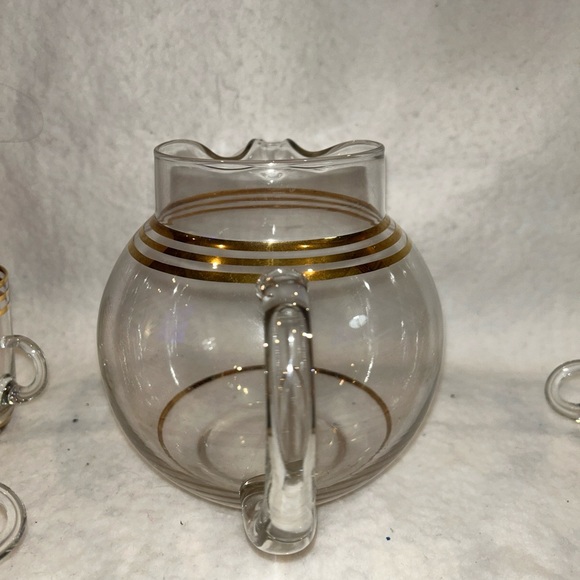 Mid century modern pitcher and glasses set - Picture 8 of 16